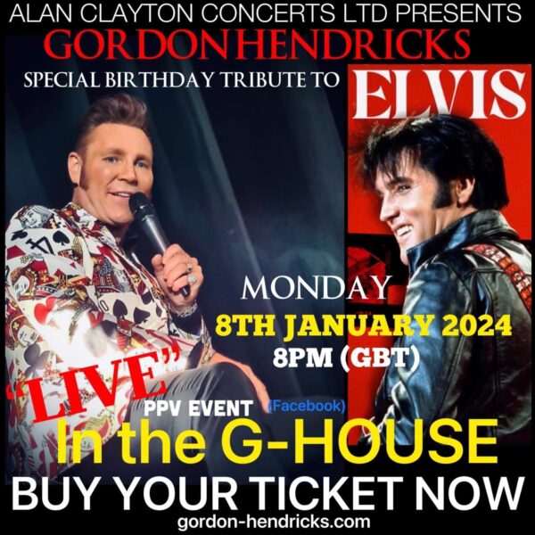 World Leading Elvis Tribute and Impersonator - Gordon Hendricks