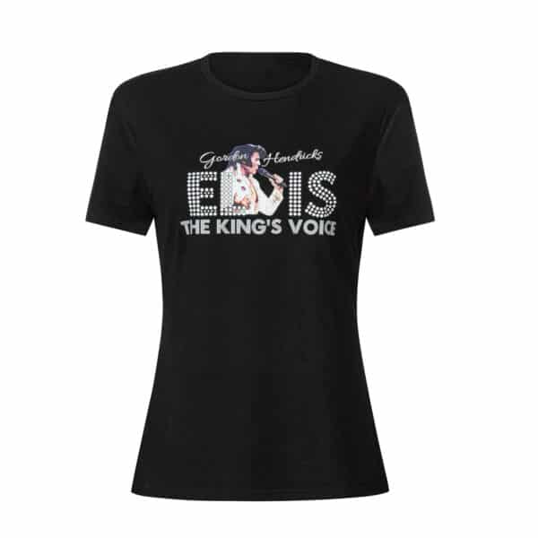 Ladies T/Shirt (Black)- The King's Voice